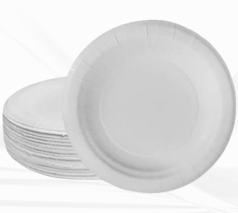 Disposable mini paper plates 50 pcs