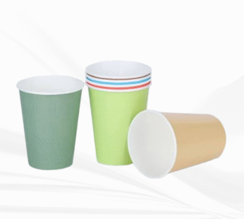 Paper Disposable Tea/Coffee Cups, Set of 50 pcs, 250 ml – Multicolor